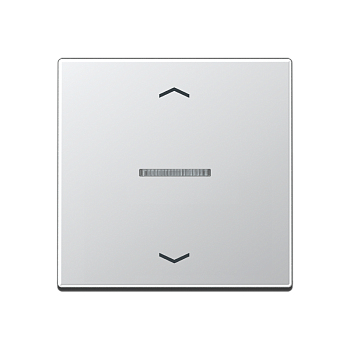 JUNG Клавиша для контрольного выключателя с символами вверх-вниз алюминий A590KO5PAL