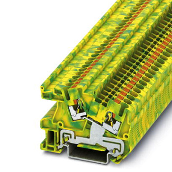 Phoenix Contact PTI 2,5-PE Заземляющие клеммы для выполнения проводки в зданиях 3213962