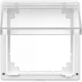 SE Merten Aquadesign Полярно-Бел Кольцо промежуточное с прозрачной крышкой (MTN516919)