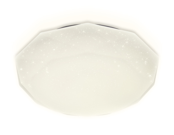 Ambrella Потолочный светодиодный светильник с пультом FF17 WH белый 48W 400*400*75 (ПДУ ИК)