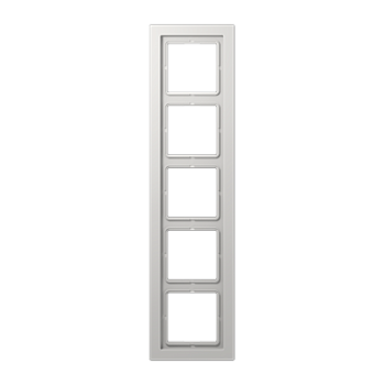 JUNG LSD Светло-серая (дуропласт) Рамка 5-ая LSD985LG