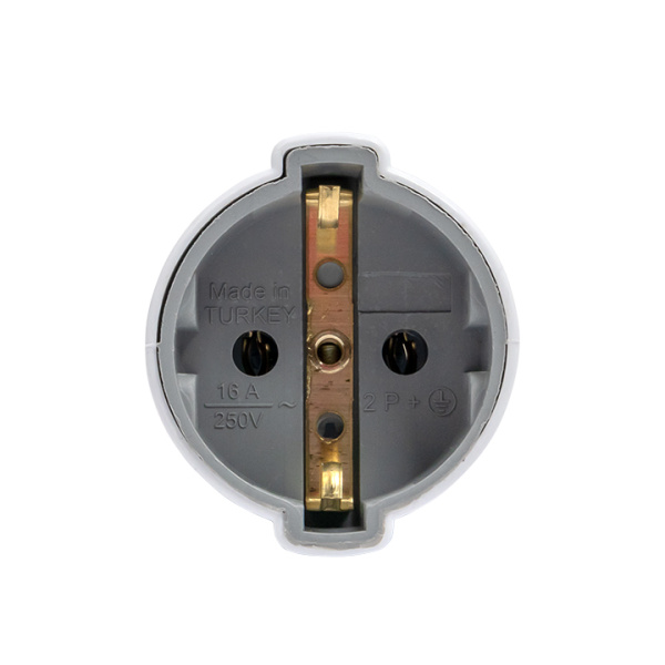 Купить EKF PROxima Штепсельное гнездо с заземлением белое 16А 250 В