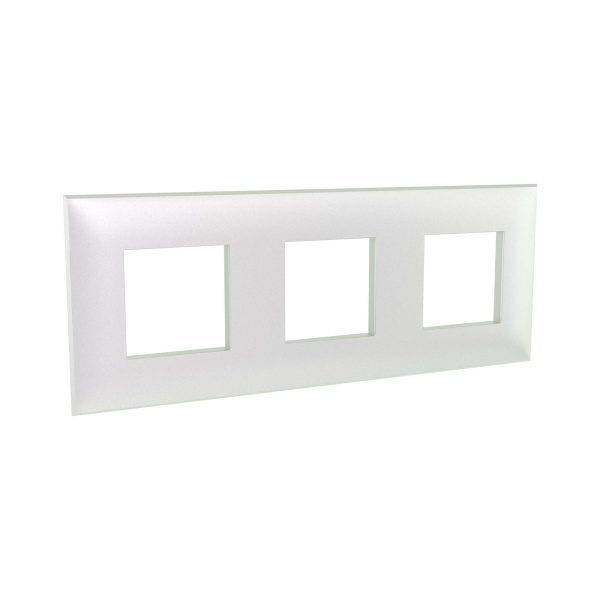 Купить DKC Рамка "Avanti", "Белый жемчуг", 3 поста (6 мод.)