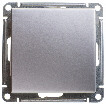 SE Wessen 59 Матовый хром Выключатель 1-клавишный 2-полюсный, 10АХ VS210-152-5-86