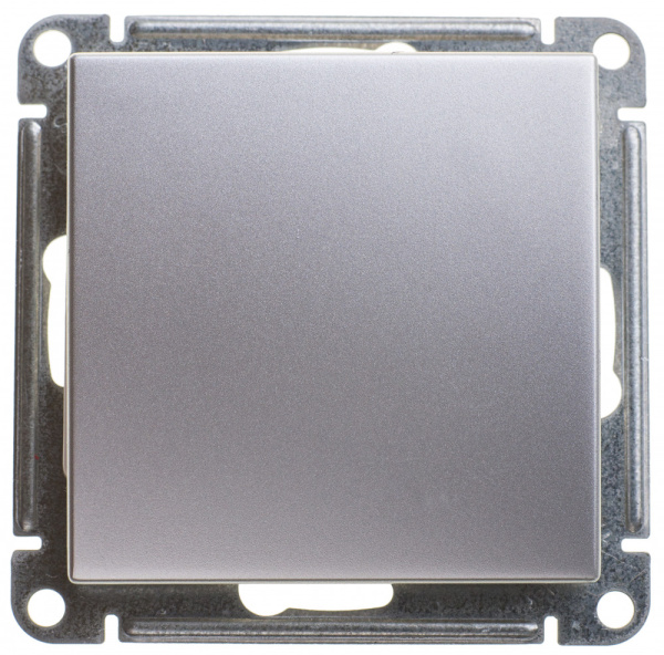 SE Wessen 59 Матовый хром Выключатель 1-клавишный 2-полюсный, 10АХ VS210-152-5-86