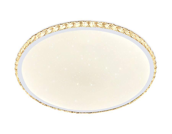 Ambrella Потолочный светодиодный светильник с пультом FF70 WH белый 48W+20W D400*60 (ПДУ ИК)