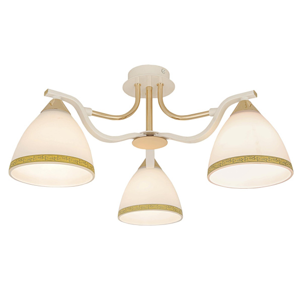 Citilux CL144132 Симона Бел.+Золото Свет-к Люстра