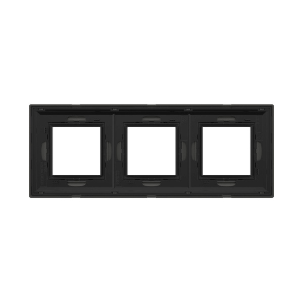 Купить DKC Рамка из металла, "Avanti", графитовая, 3 поста (6 мод.)