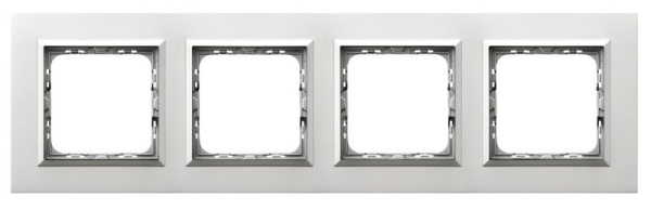 Ospel Sonata Алюминий Рамка 4-ая (4 мм со вставкой) R-4RAC/35/38