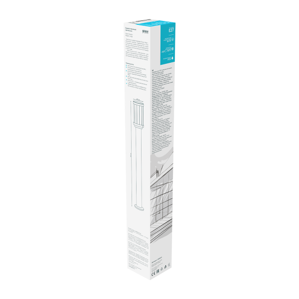 Купить Gauss Светильник садово-парковый Vega столб 10.5*80cm, 170-240V / 50Hz, 1xE27, Max.60W, IP: 54, GD024