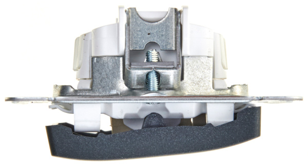 Купить Systeme Electric Glossa Антрацит Выключатель 3-клавишный сх.3, 10AX