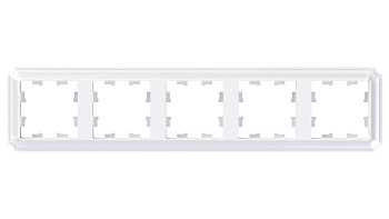 Systeme Electric AtlasDesign Antique Белый Рамка 5-ая, универсальная