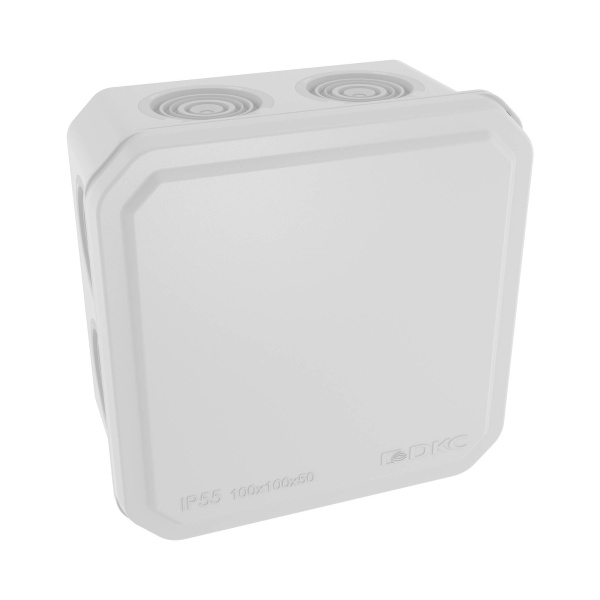 Купить DKC Коробка ответвительная с 8+2 кабельными вводами д.25/20 мм, IP55,100х100х50 мм