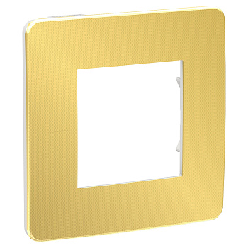 SE Unica Studio Золото/Белая Рамка 1-ная NU280259