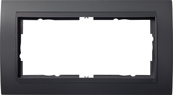 Gira Event Антрацит/Антрацит Рамка 2-ая без перегородки 100208