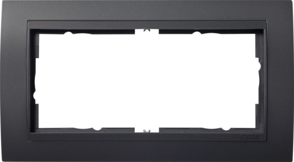 Gira Event Антрацит/Антрацит Рамка 2-ая без перегородки 100208