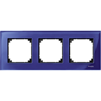 SE Merten SM M-Elegance Стекло Сапфир Рамка 3-ая MTN4030-3278