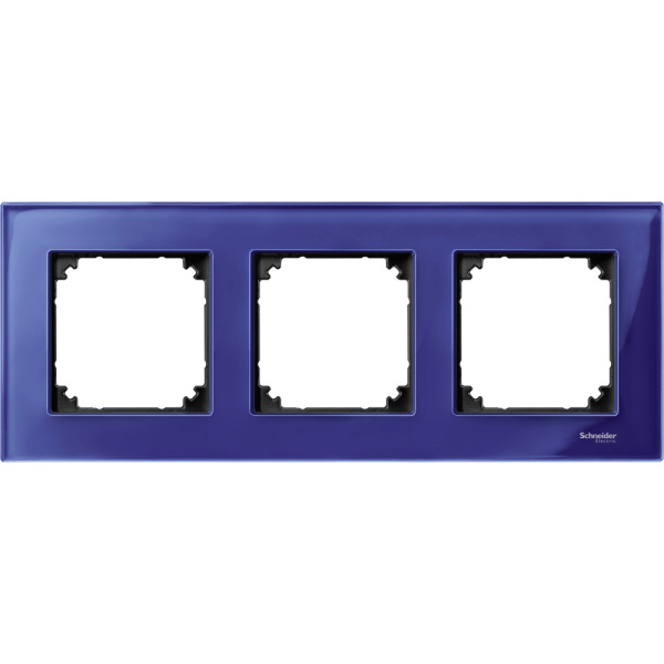 SE Merten SM M-Elegance Стекло Сапфир Рамка 3-ая MTN4030-3278