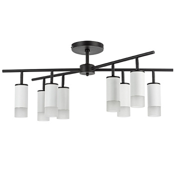 Lightstar LR7283681 Люстра RULLO 8х50W GU10 ЧЕРНЫЙ/БЕЛЫЙ (571728+214436-8+202431-8), шт