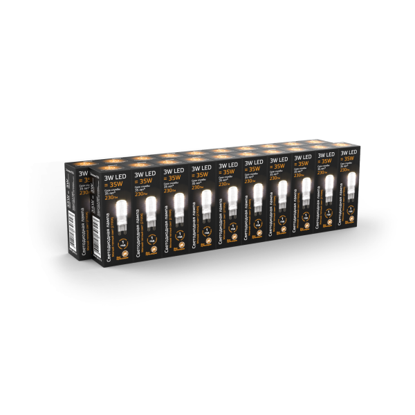 Купить Gauss Лампа G9 AC150-265V 3W 230lm 2700K силикон LED 107709103