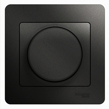 SE Glossa Антрацит Светорегулятор (диммер) LED, RC, 630Вт/ВА, в сборе GSL000737