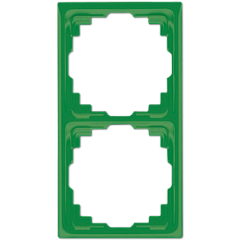 JUNG Рамка для инсталляции в кабельных каналах, 2-кратная зеленая CD582KGN
