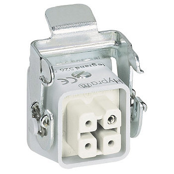 Legrand Роз., плас,утопл. 10А 3К+З 052650