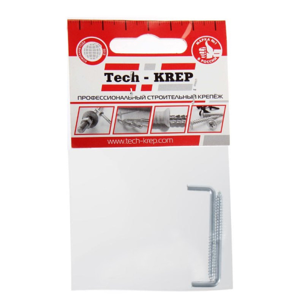 Tech-Krep Шуруп-костыль 4,0х50 (2 шт) - пакет 136357