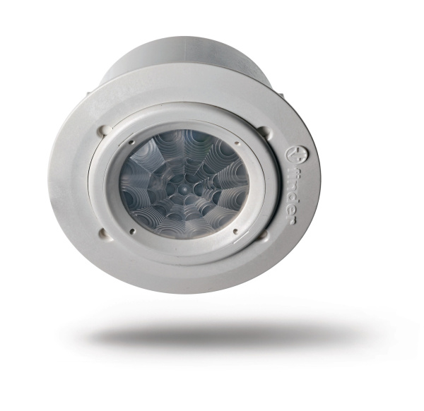 Finder Пассивный инфракрасный детектор движения для внутреннего монтажа; 1NO 10A; питание 120…230В АC; скрытая установка; степень защиты IP40 183182300000