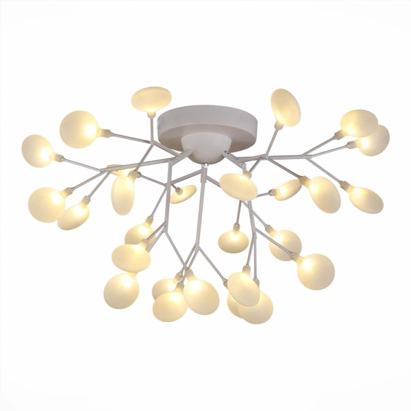 Evoluce SLE250102-27 Люстра потолочная Черный/Белый G4 27*3W