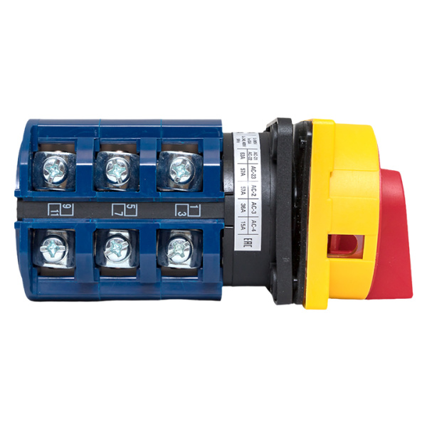 Купить Переключатель кулачковый ПК-1-23 63А 3P "1-0-2" с блокировкой IP65 EKF PROxima