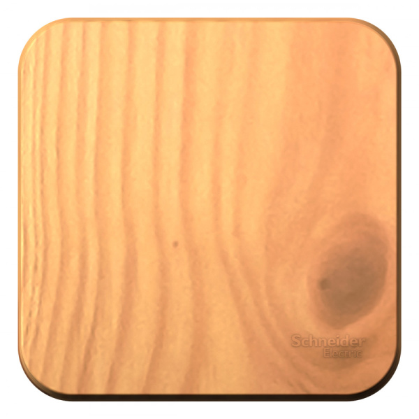 Systeme Electric Blanca наруж Ясень Переключатель 1-клавишный 10А, 250B, изолир. пластина