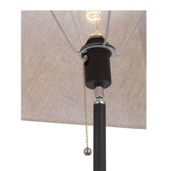 Купить ST LUCE SLE302.415.01 Торшер  Черный, Коричневый/Бежевый E27 1*40W