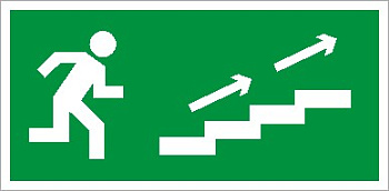 ПЭУ 006 По лестнице вверх налево/направо (260х130) PC-M /комплект, 2шт./ MIZAR STANDARD