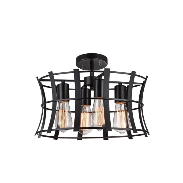 Favourite Werk Коричневый Светильник с системой 2в1 (подвесной/потолочный) 4*E27*60W 1521-4PC