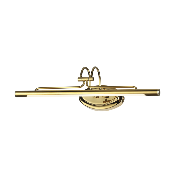 Купить Odeon Light 4906/8WL WALLI ODL22 540 золотой/металл/акрил Подсветка для картин LED 8W 4000К 570Лм BACCA