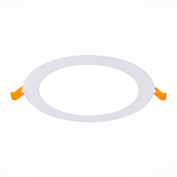 ST Luce ST209.538.12 Светильник встраиваемый Белый LED 1*12W 3000K 816Lm Ra80 110° IP20 D170xH8 90-265V