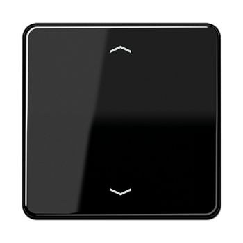 JUNG Клавиша для KNX кнопки, 1 группа с символами "стрелки" дюропласт черный CD101PSW