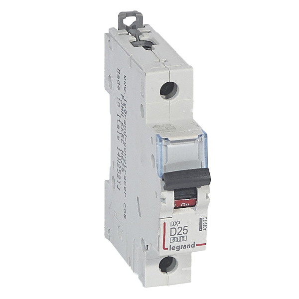 Legrand DX3 Автоматический выключатель 1P 25A (D) 10кА 407973