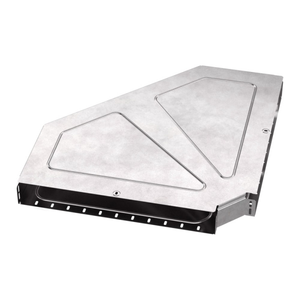 Промрукав Угол горизонтальный 90 градусов с крышкой Стандарт 600х80 PR16.0629