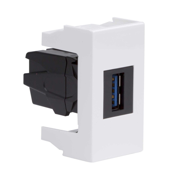 Купить DKC USB 3.0 розетка, Viva, белая, 1 мод.