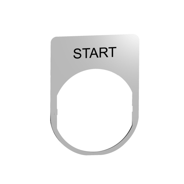 SE ДЕРЖАТЕЛЬ МАРКИРОВКИ ЗАПОДЛИЦО "START" МЕТАЛЛ ZBYM2303