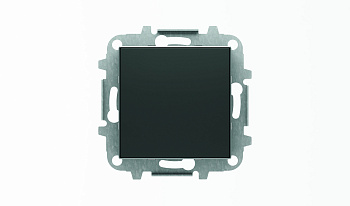 ABB SKY Чёрный бархат Заглушка с суппортом 2CLA850000A1501