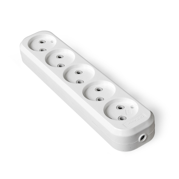 UNIVersal Колодка 5 гн. б/з AБС-пластик E205