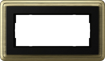 Gira ClassiX Бронза/Черный Рамка 2-ая без перегородки 1002622