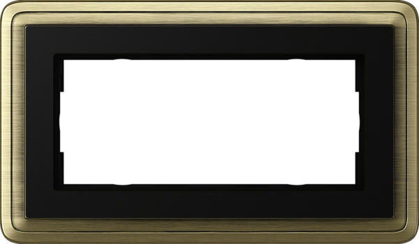 Gira ClassiX Бронза/Черный Рамка 2-ая без перегородки 1002622