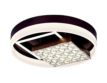 Ambrella Потолочный светодиодный светильник с пультом FA145 CF кофе 104W D500*120 (ПДУ РАДИО 2.4)