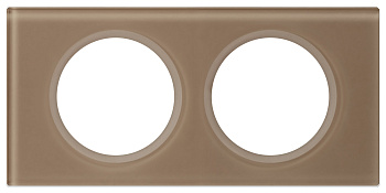 Legrand Celiane2 Смальта мокка Рамка 2-я (2+2 мод) 069462