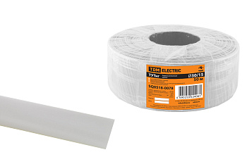 TDM Термоусаживаемая трубка ТУТнг 30/15 белая (50 м/ролл) SQ0518-0078