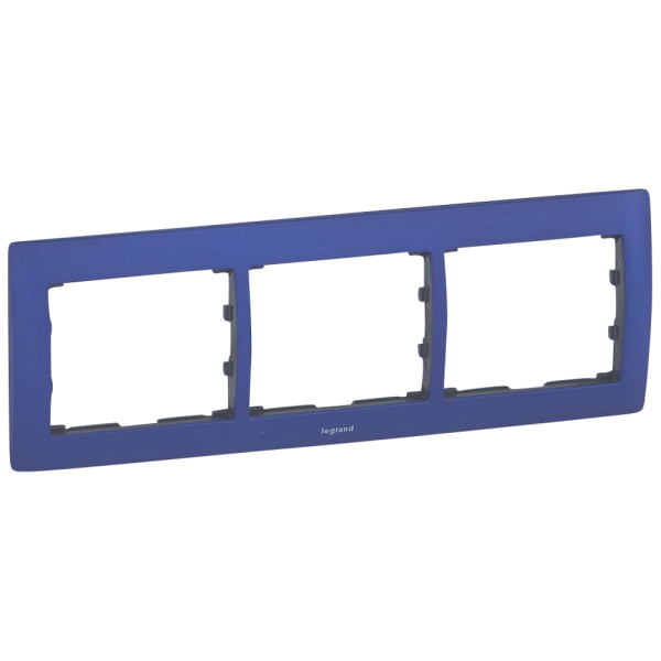 Legrand Galea Life Синий Металл/Magic Blue Рамка 3-я гориз 771913